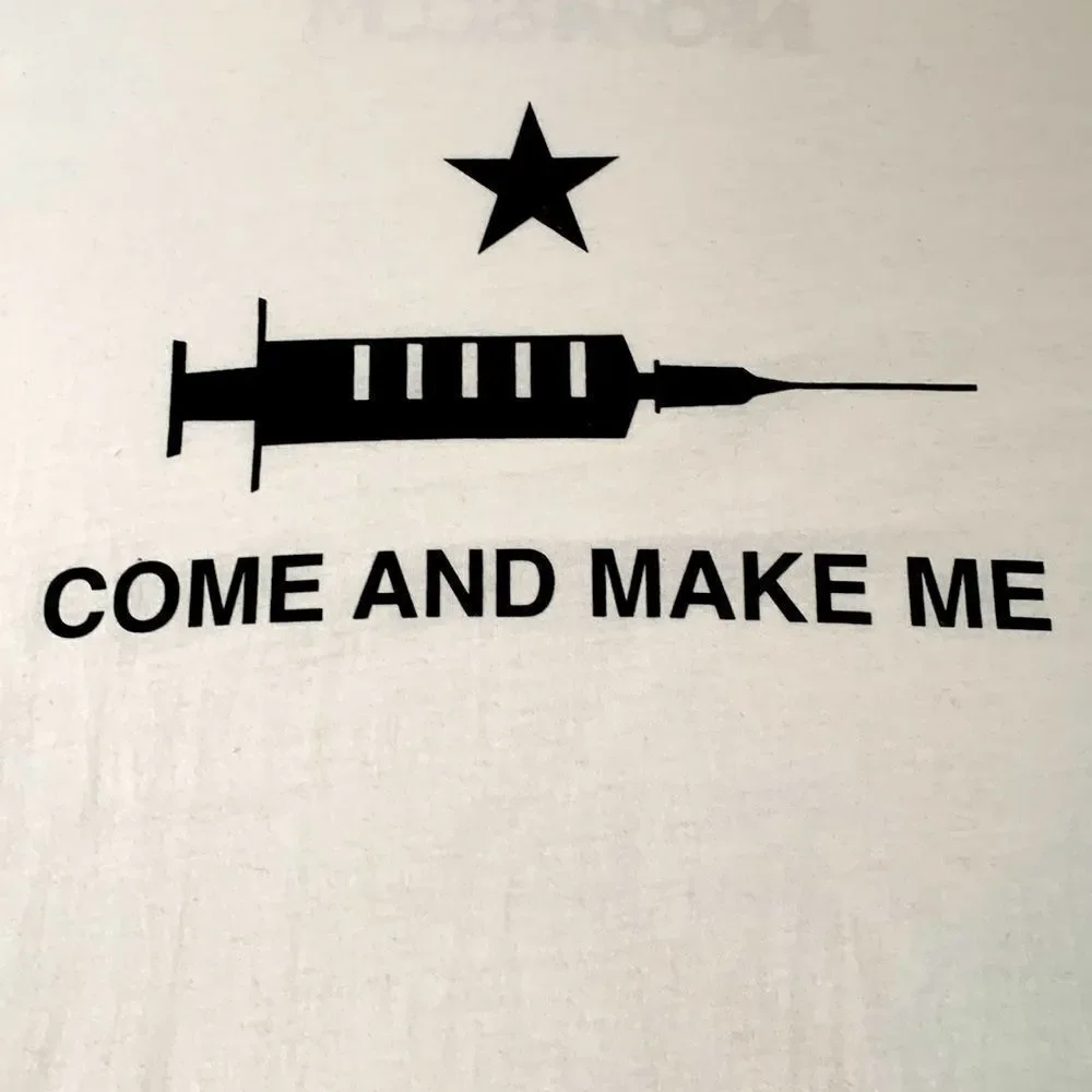 Info Wars “Come and Make Me “ Graphic T-Shirt M White